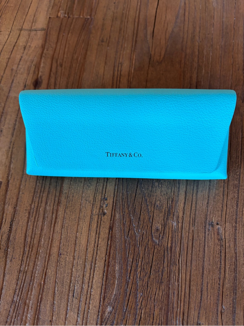 Tiffany & Co. Leather Eyewear Case in Signature Blue
